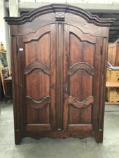 Armadio piemontese Centinato in legno di frutto - Restaurato (in corso d'opera)