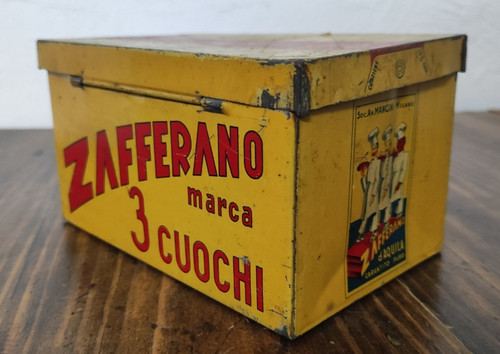 Scatola latta zafferano - latta, 3