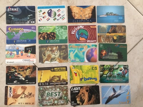 Lotto carte telefoniche - 50,