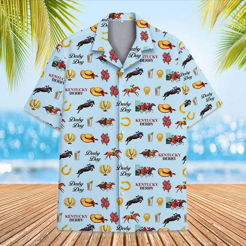Camicia hawaiana corsa - , cavalli