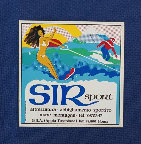 Adesivo sir roma abbigliamento - sir,