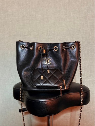 Chanel black matelasse - black, 500725