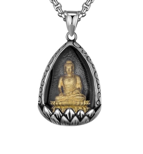 Collana uomo buddista - collana,