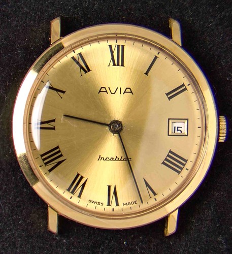 Orologio avia gold tone - gold-tone, roman