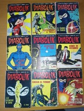 DIABOLIK Lotto 9 Fumetti Anno V VI VII VIII Originali Vedi Foto