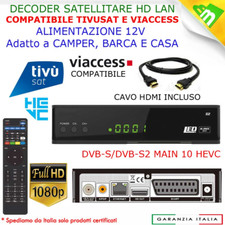 DECODER SATELLITARE HD BWARE RX540-EV + WIFI COMPATIBILE TIVUSAT HD E VIACCESS