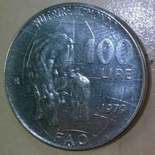 Moneta 100 lire fao 1979 - 100,