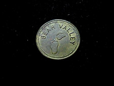 Bear Valley CA Bear Train One Fare California trasporto TT gettone Ex Lerch