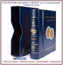 LEUCHTTURM - Raccoglitore "OPTIMA" per 2 € COMMEMOTRATIVI - nuovo !!!!
