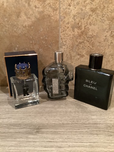 Empty aftershave bottles - empty,