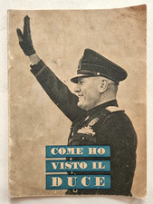 Fascismo Come ho visto il Duce