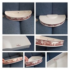 Vintage Struttura Lampada Applique Ceramica Aldo Bernardi Ombra