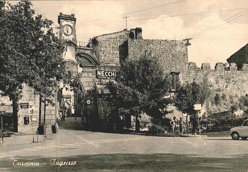 Eb245 cartolina tuscania - cartolina,