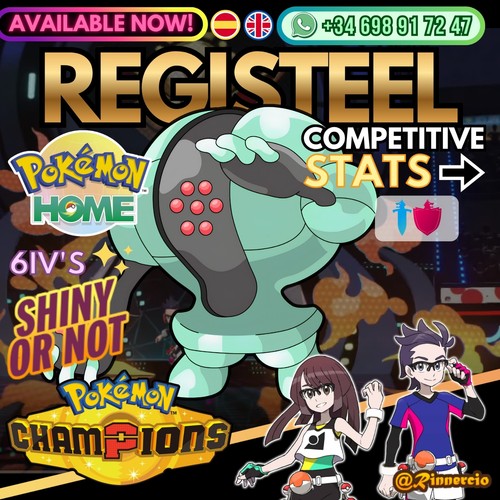 Registeel 6ivs shiny - 6ivs,