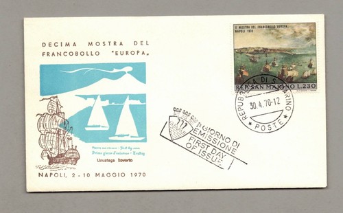 San marino 1970 fdc - san, "x