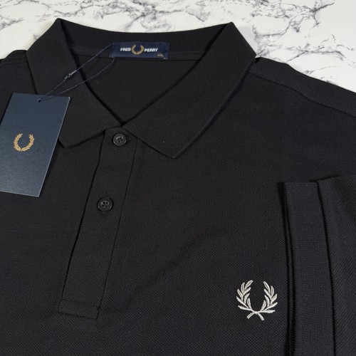 Polo uomo fred perry nera - perry,