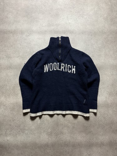 Woolrich sweater blu wool - woolrich,
