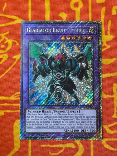Yugioh gladiator beast gyzarus - yugioh,
