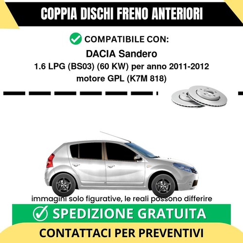 Coppia dischi freno anteriori - dischi,