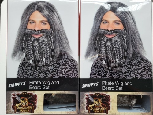 Set parrucca barba pirata - parrucca, e