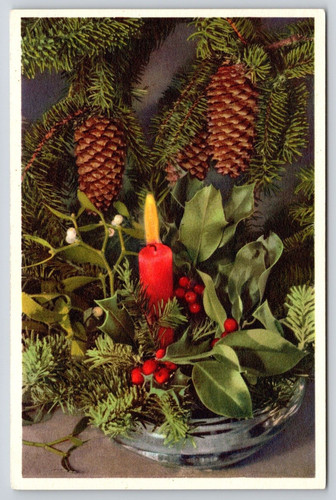 Candela natale centrotavola - candela, di