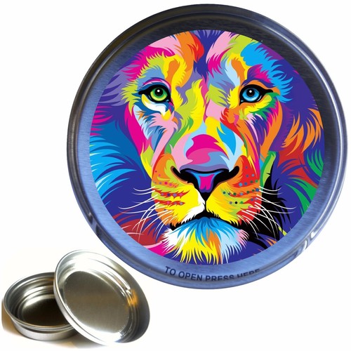 Lion face 1oz - lion,
