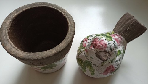 Vaso fiori uccellino set - vaso, da