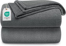 Coperta Plaid - 150 X 200 CM - Grigio Scuro Winter Blanket - Coperta Divano, Mor