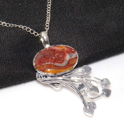 Collana foglia onda dolomite - foglia,