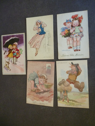 Lot cartes postales - lot,