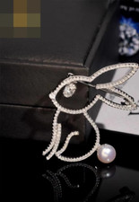 Spilla da sposa donna diamante