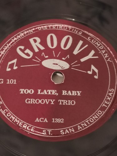 Groovy trio too late - groovy,