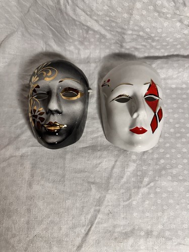 Maschere veneziane ceramica - veneziane,