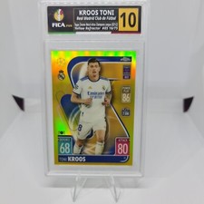 Kroos Toni Topps Chrome Match Attax 2021/22 #85 Yellow 16/75 GRADED FICA.FUN