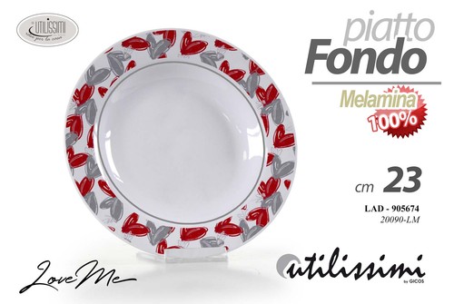 Piatto fondo tondo cuore