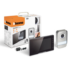 Easykit Plus Videocitofono Plug-In 2 Fili Monofamiliare Espandibile Bifamiliare