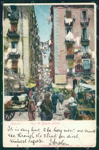 Napoli città vico basso - napoli, porto