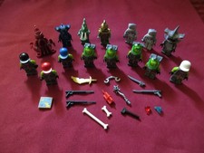 LEGO ATLANTIS MINIFIGURES LOTTO 15 FIGURINE E ACCESSORI.
