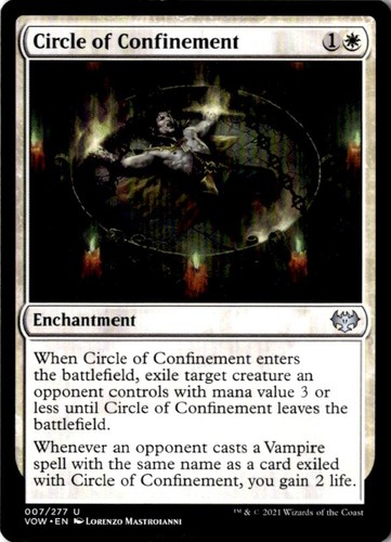 Circle confinement 7 - of,