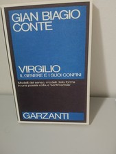 Gian Biagio Conte Virgilio Il genere e i suoi confini Garzanti