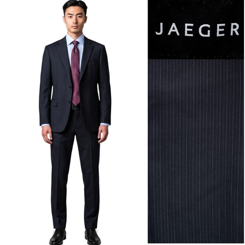 Jaeger tuta gessato blu - , scuro
