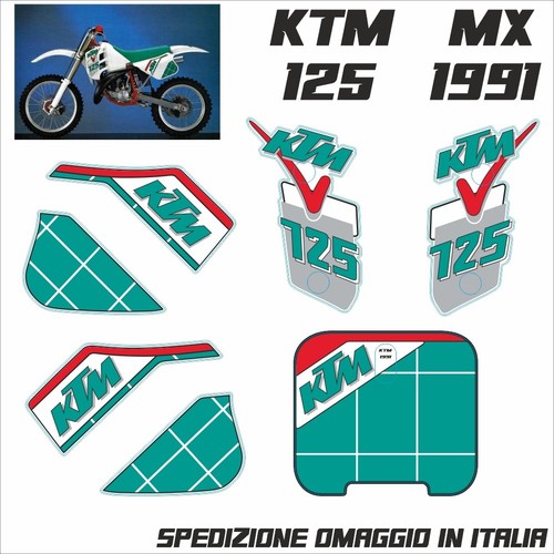 Kit adesivi stickers ktm mx - ,
