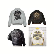 Giubbotto pelle bomber uomo