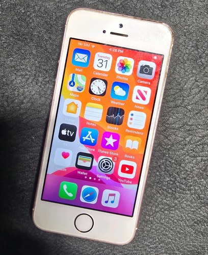 Apple iphone rose gold 12mp - iphone,