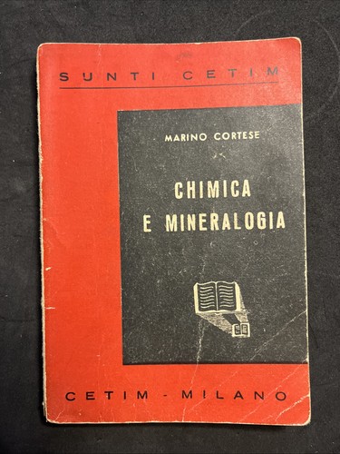 Chimica mineralogia marino - e, mineralogia.