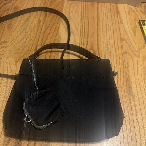 Borsa tracolla esprit nera - a,