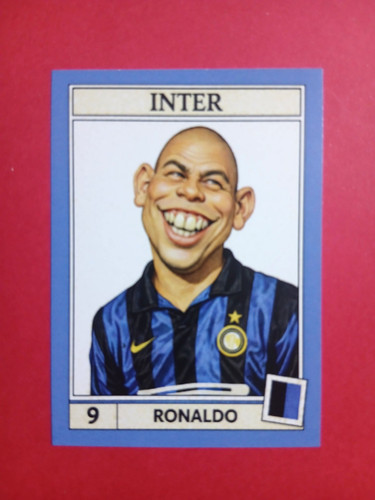 Figurina caricatura calciatori - figurina,