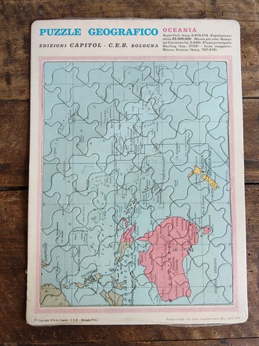 Puzzle geografico oceania - geografico,