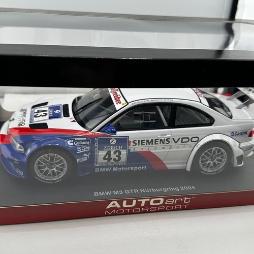 Autoart bmw gtr - 1/18, m3