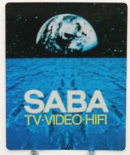 adesivo saba tv video hifi auto moto epoca vintage retrò stereo luna spazio